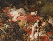 Death of Sardanapalus Eugene Delacroix